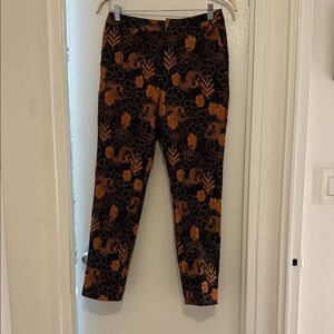 Scotch & Soda Black and Orange Patterned Pants